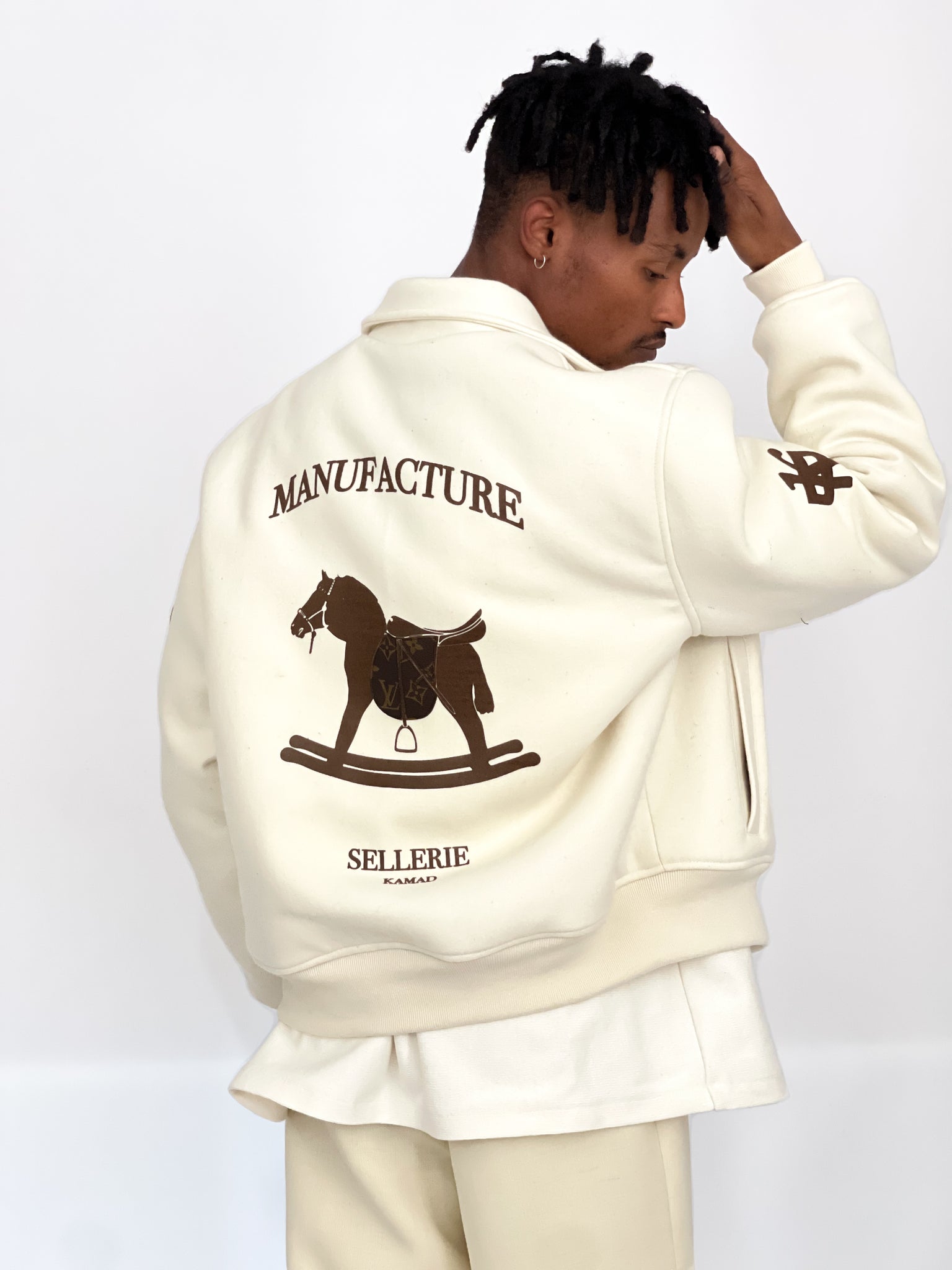 Bomber upcyclé ÉQUESTRE