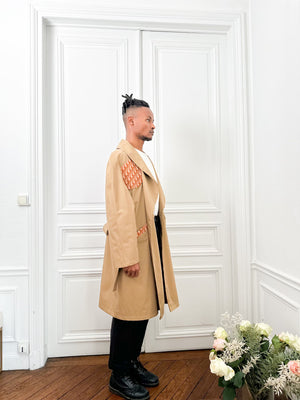 Trench beige tulipe