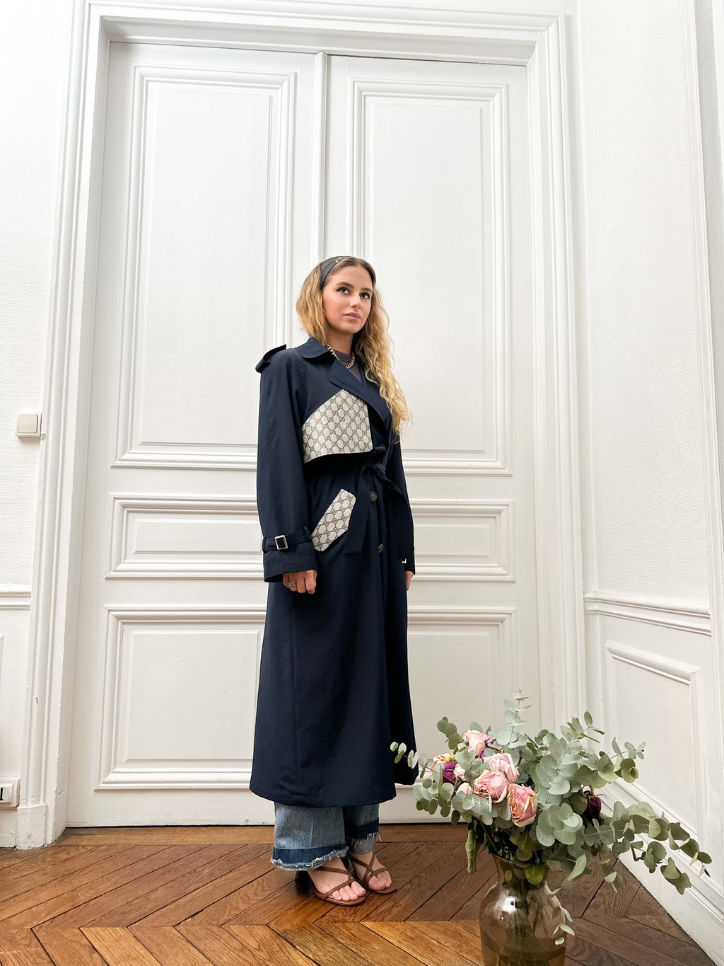 Trench blue paris