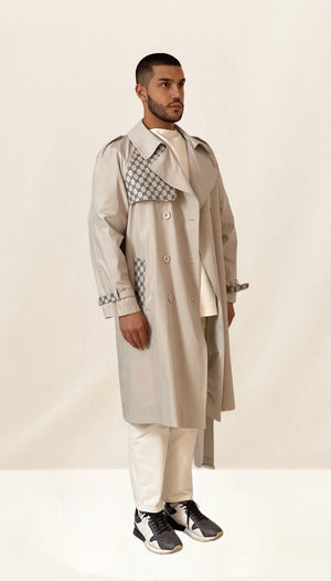 Trench beige stone