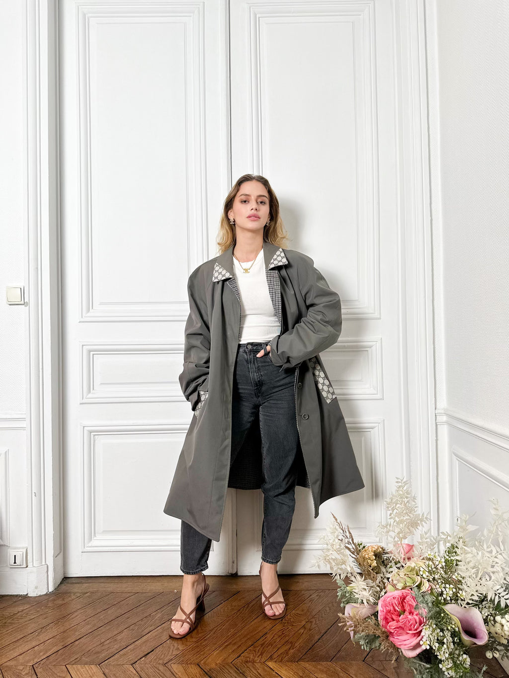 Trench grey polar