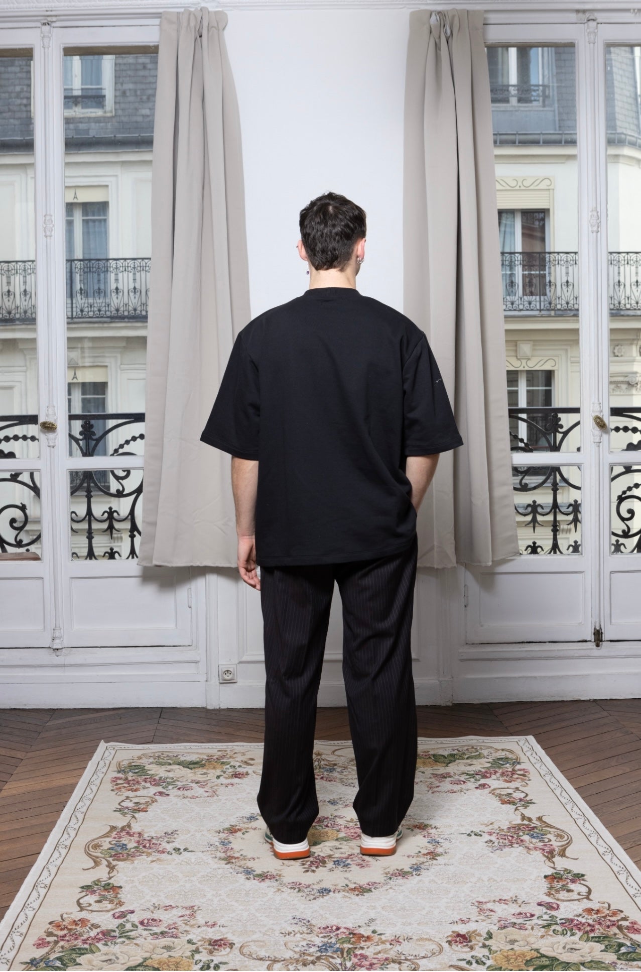 T-shirt upcyclé BLACK