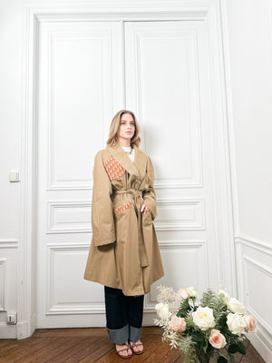 Trench beige tulipe