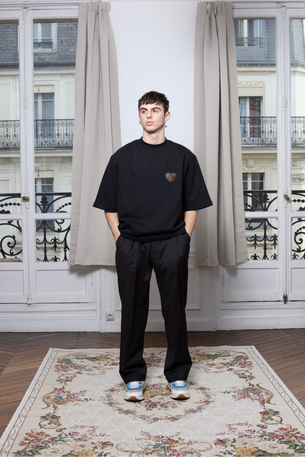 T-shirt upcyclé BLACK