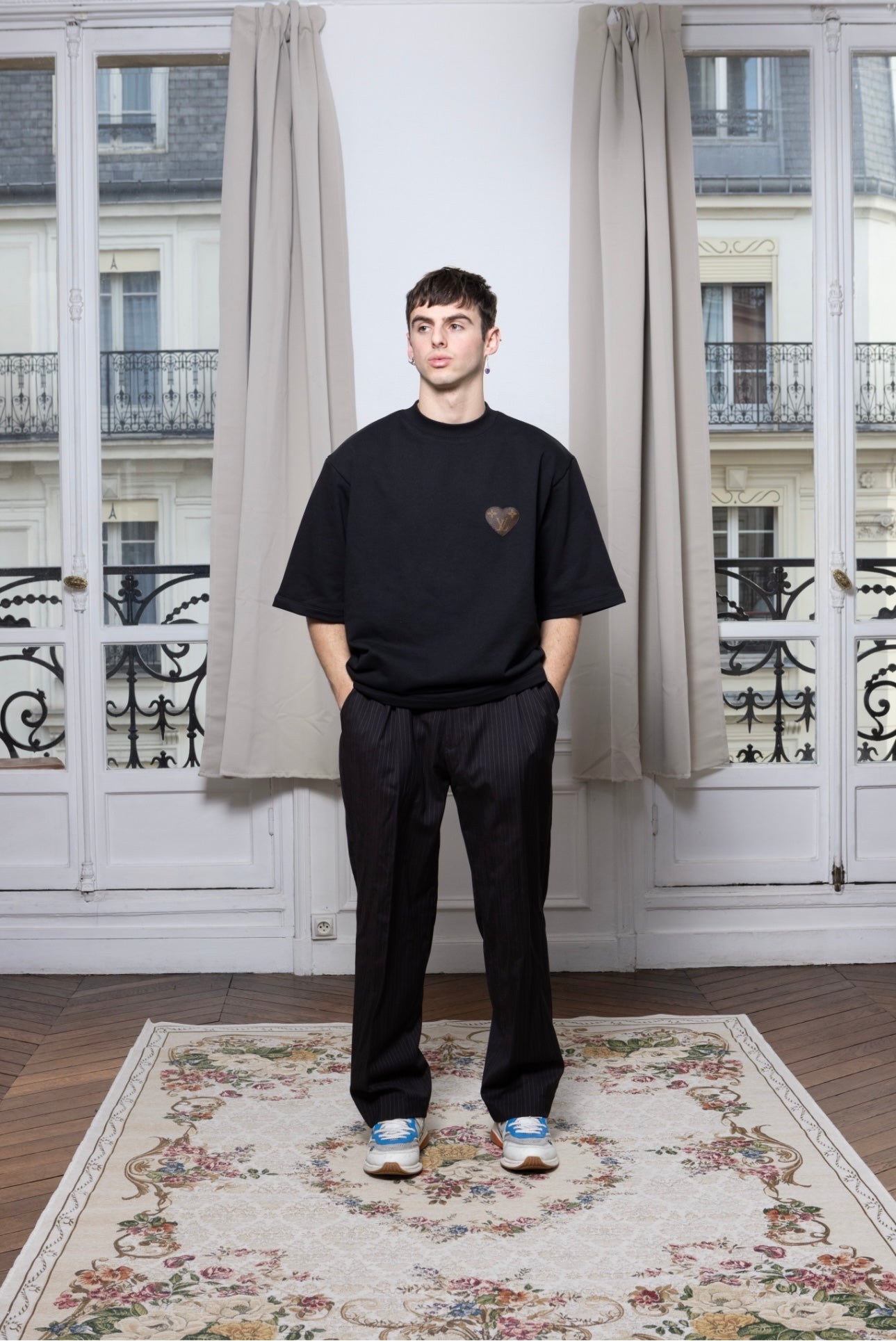 T-shirt upcyclé BLACK