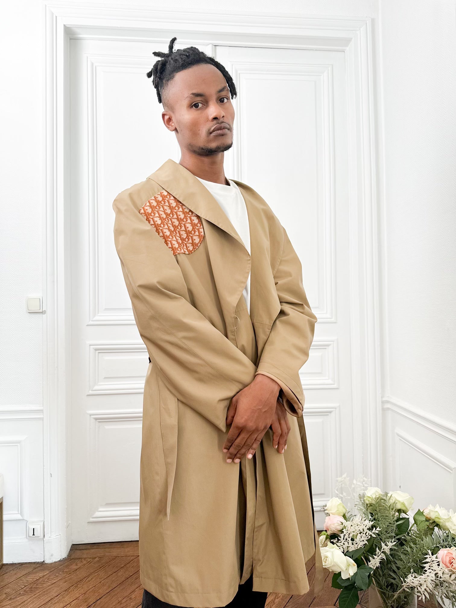 Trench beige tulipe