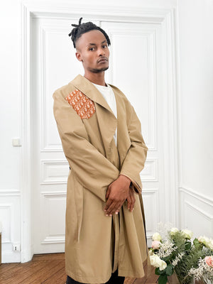 Trench beige tulipe