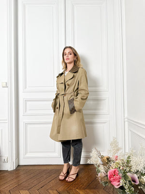 Trench beige rose