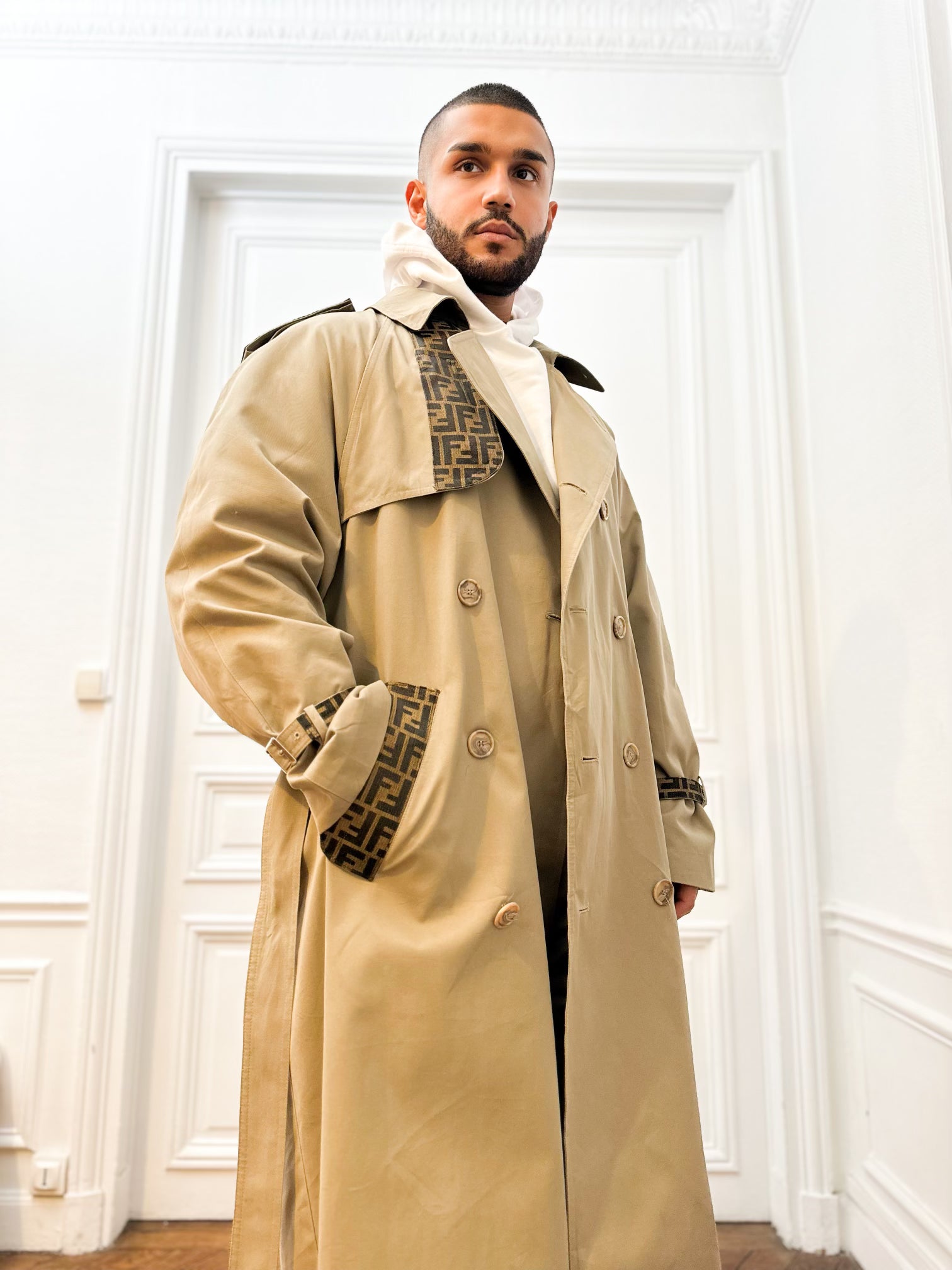 Trench beige lion
