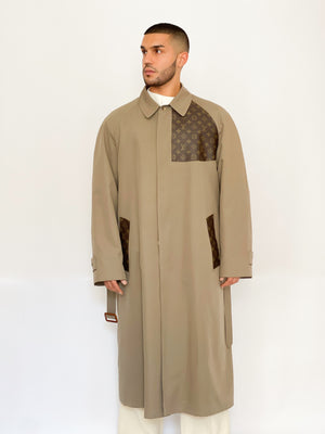 Trench beige café