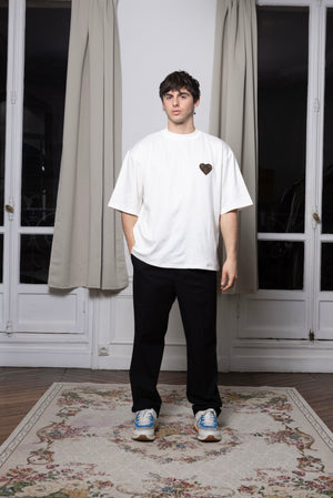 T-shirt upcyclé CREAM