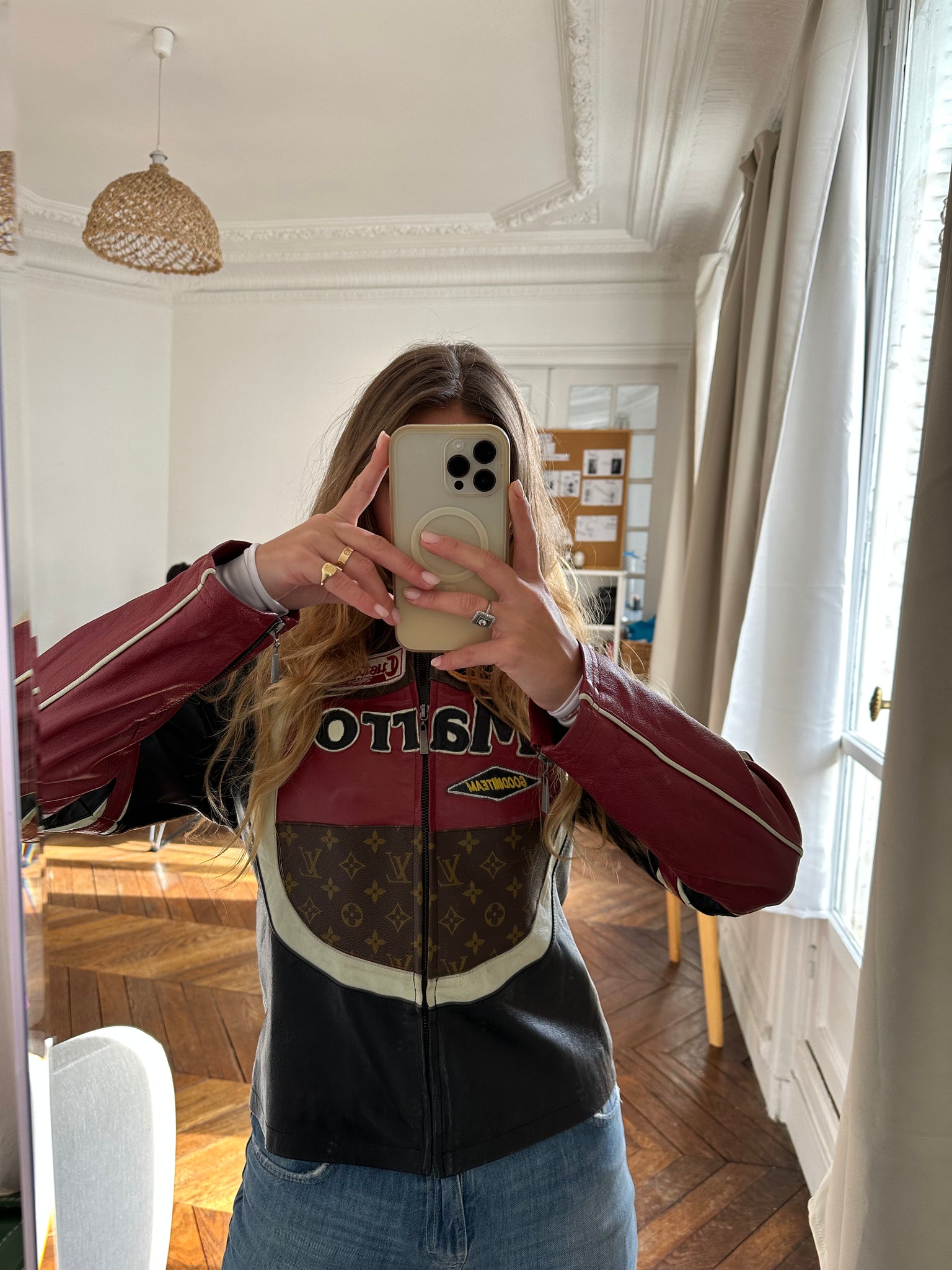 Veste upcyclée MOTO