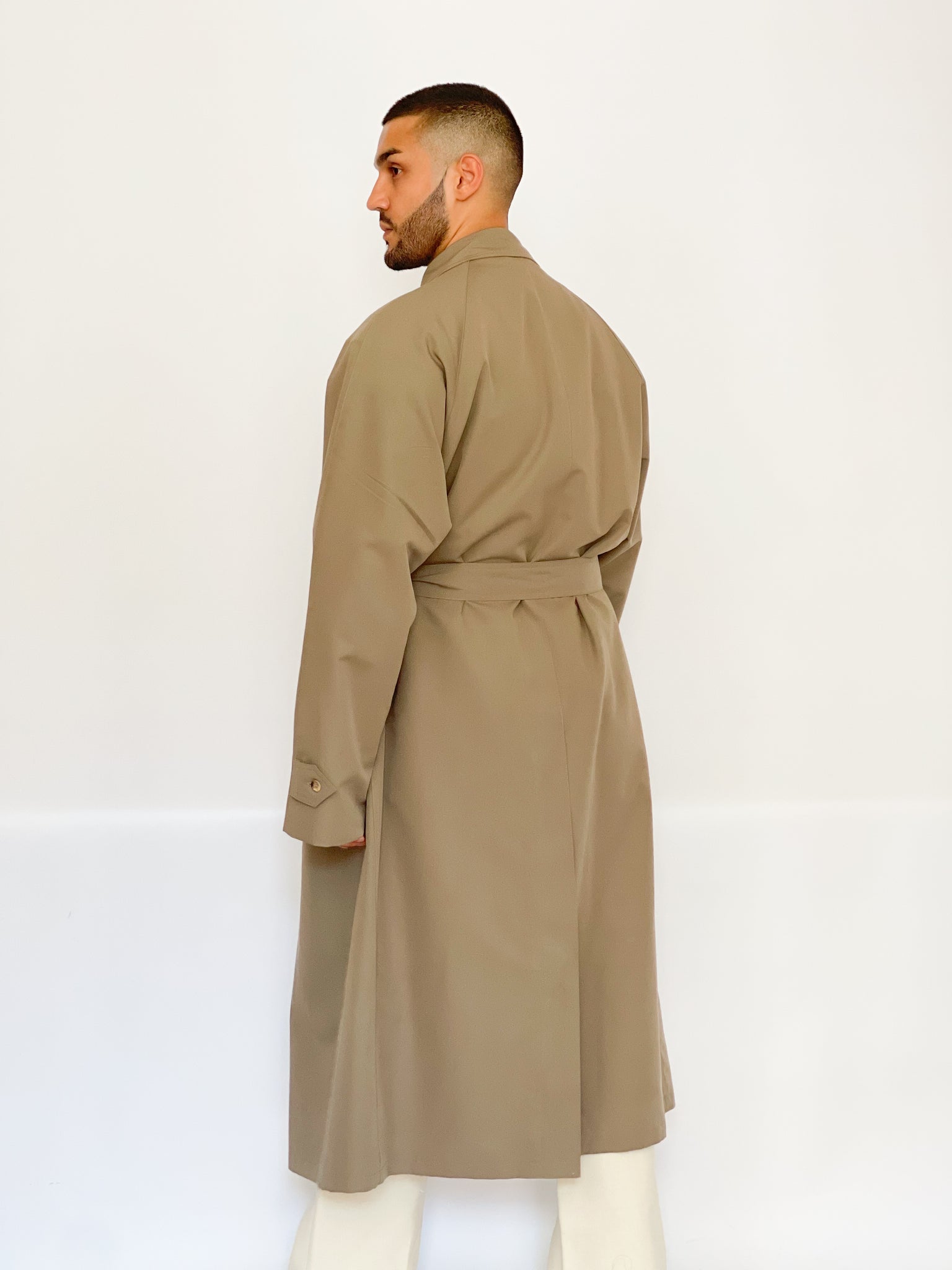 Trench beige café
