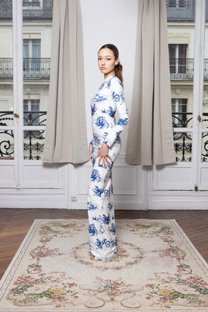 Robe longue Songe Bleu
