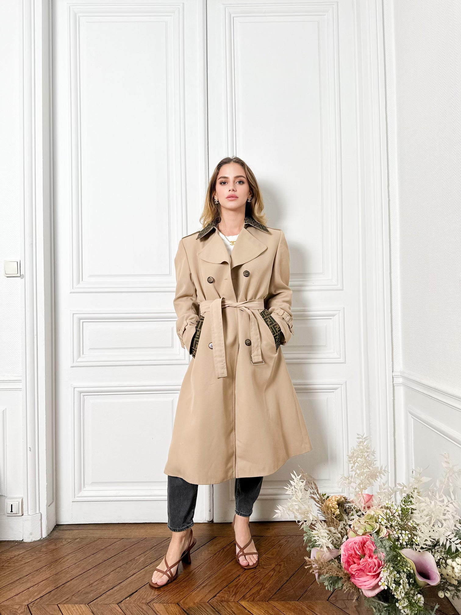 Trench beige carlton