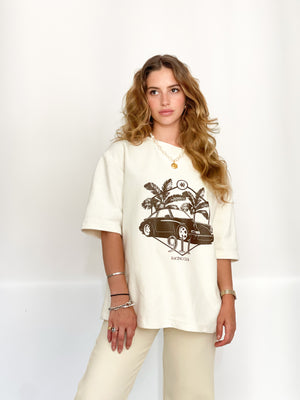 T-shirt upcyclé CALIFORNIA
