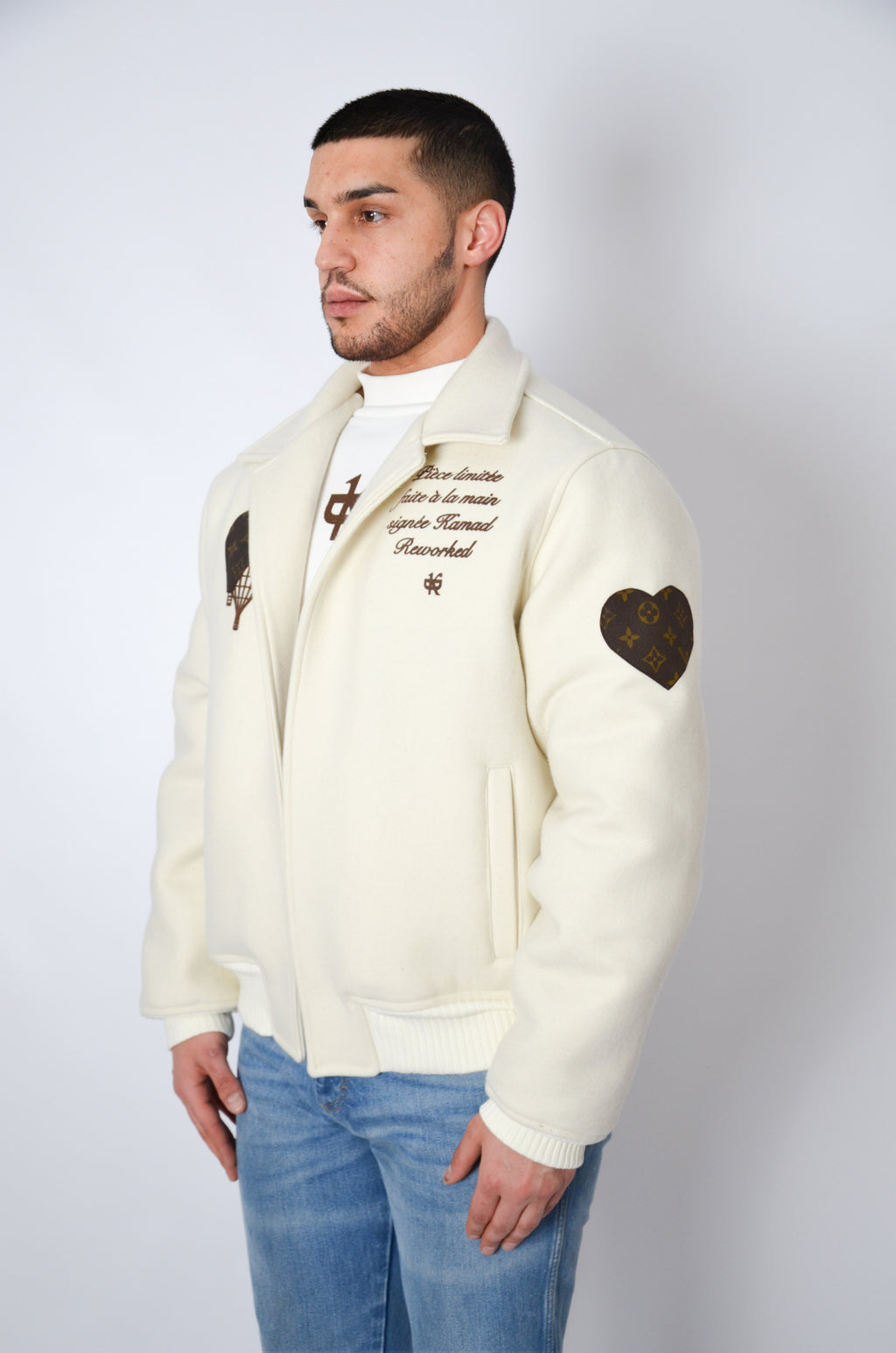 Bomber upcyclé VOYAGE
