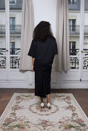 T-shirt upcyclé BLACK