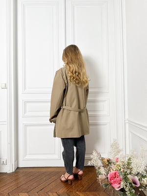 Trench beige miel