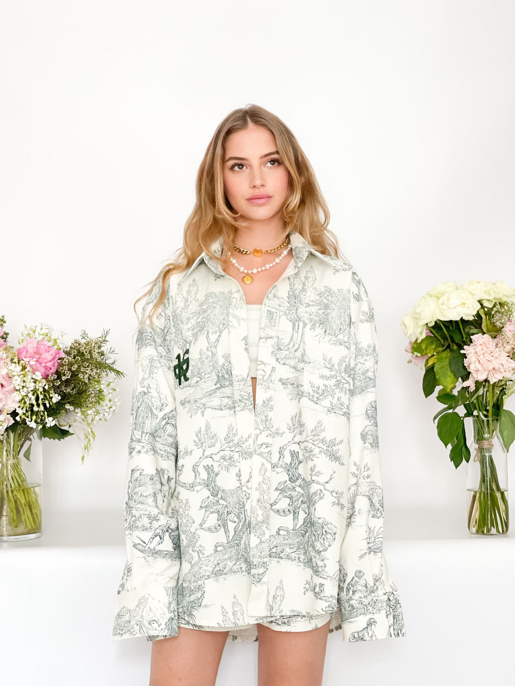 Chemise Jouy verte