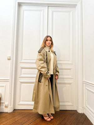 Trench beige lion